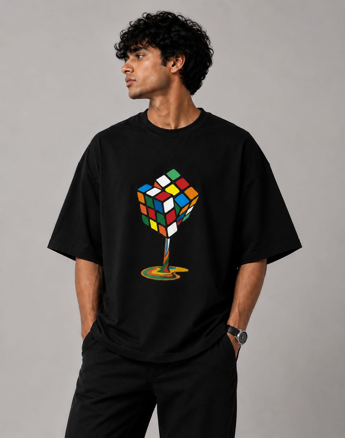 Color Cube Oversized T-shirt