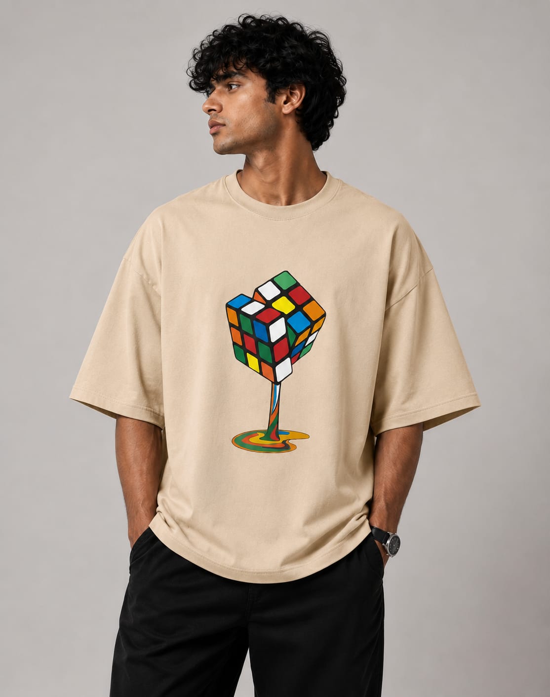 Color Cube Oversized T-shirt