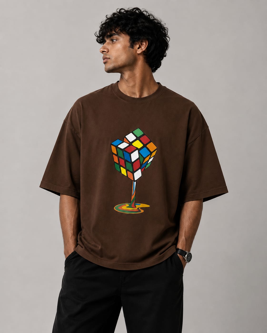 Color Cube Oversized T-shirt