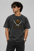 Royal Warrior Acid-Wash T-Shirt