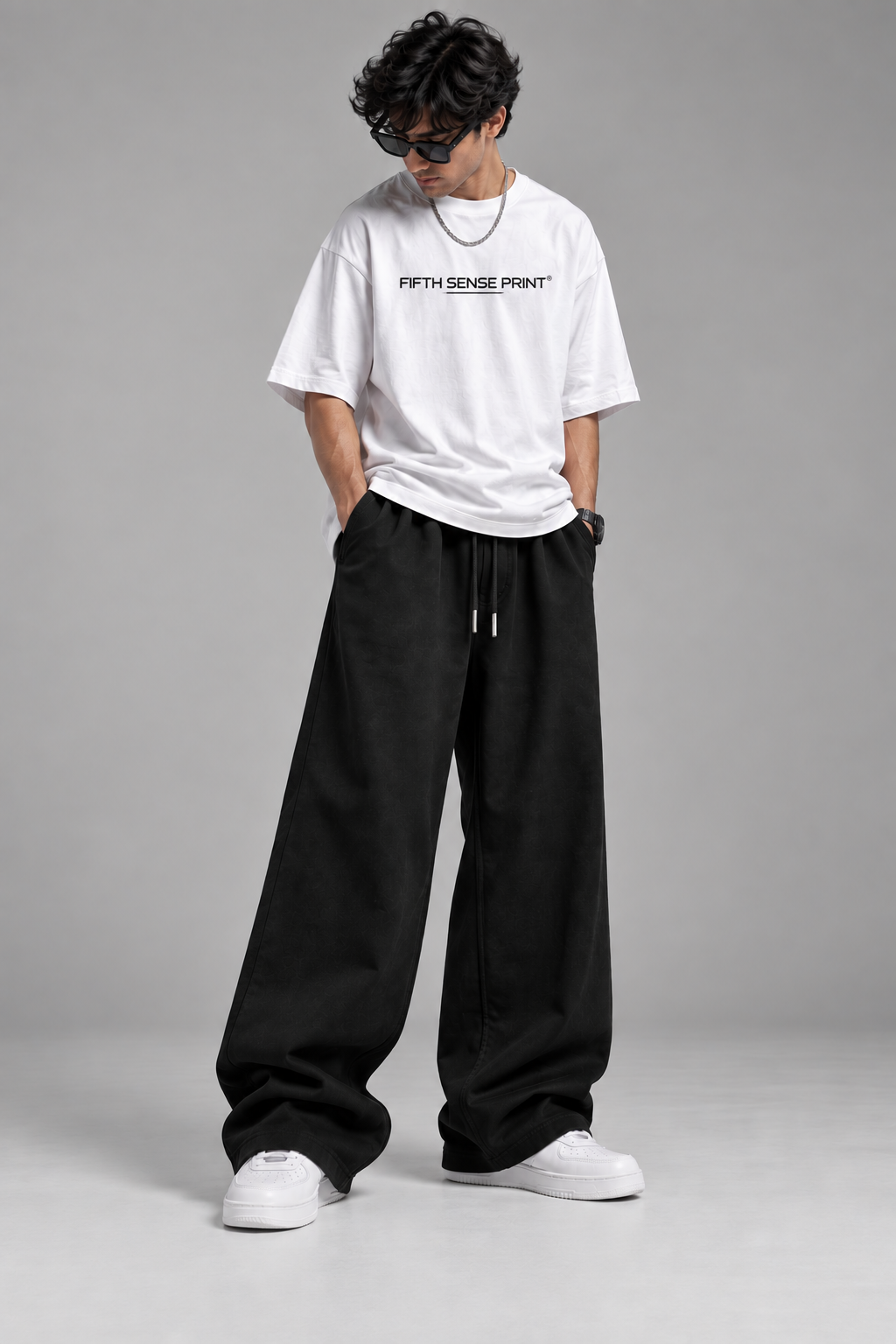 Black Baggy Lower – Oversized Streetwear Fit